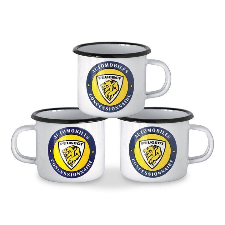 Tasse Emaillé " PEUGEOT "