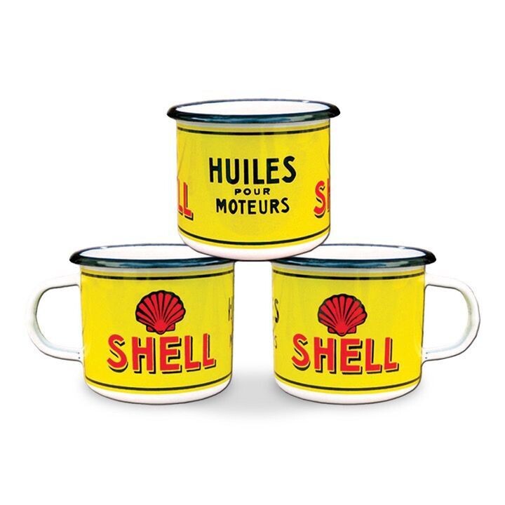 Tasse Emaillée " SHELL"