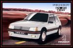 Plaque Métal Publicitaire Vintage " Peugeot 205"