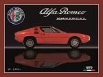 Plaque Métal Publicitaire Vintage "Alfa Roméo Montréal "