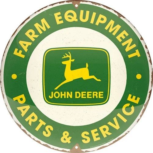 Rond Métal " John Deere "