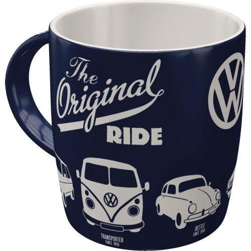 Tasse   Publicitaire  Vintage en Céramique "VW Collage "