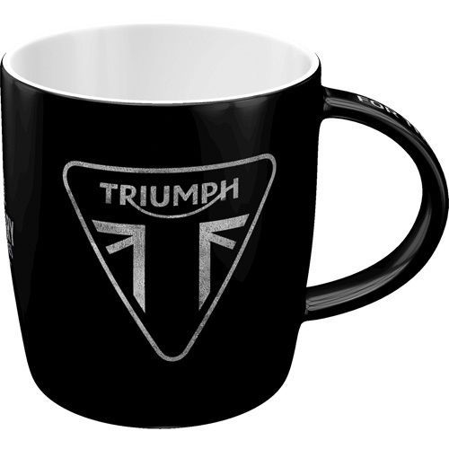 Tasse Publicitaire Vintage en céramique " Moto Triumph"