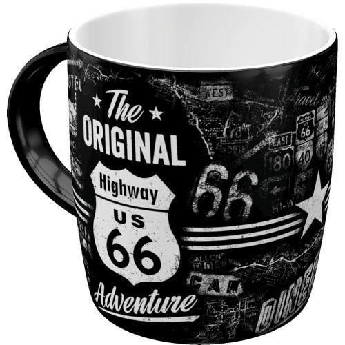 Mug Publicitaire Vintage  en Céramique Route 66