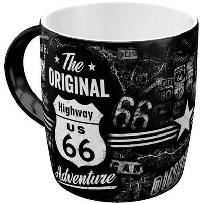 Mug Publicitaire Vintage  en Céramique Route 66