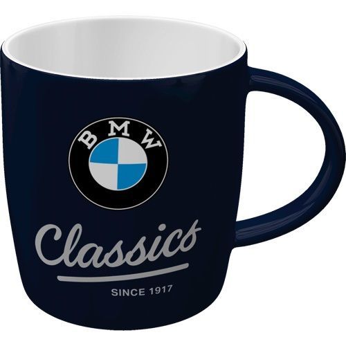 Tasse Publicitaire Vintage en Céramique "BMW Classic"