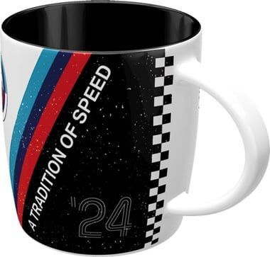 Tasse Publicitaire Vintage en Céramique "BMW"