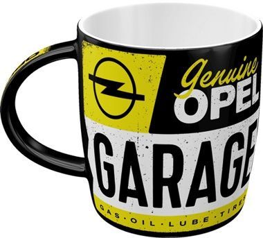 Tasse Publicitaire Vintage en Céramique " Opel Garage"