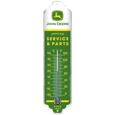 Thermomètre Publicitaire Vintage en Métal  " John Deere "