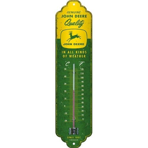 Thermomètre Publicitaire Vintage en Métal "John Deere"