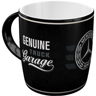Tasse Publicitaire Vintage en Céramique " Mercedes Garage"