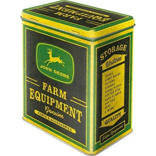 Boîte Décorative Métallique  " John Deere Farm Equipement"
