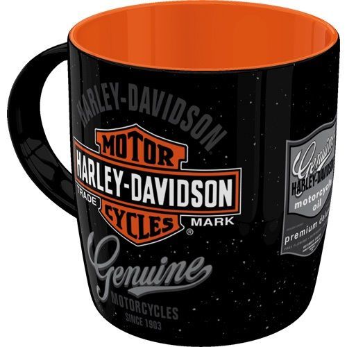 Tasse Publicitaire Vintage en Céramique " Harley Davidson"