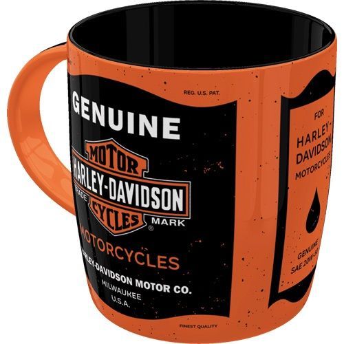 Tasse Publicitaire Vintage en Céramique " Harley Davidson"