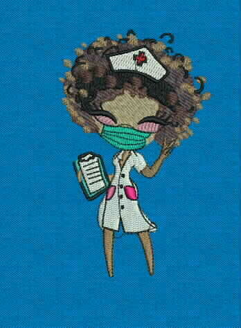 COVID 19 Nurse 2 by Dwanine Designs