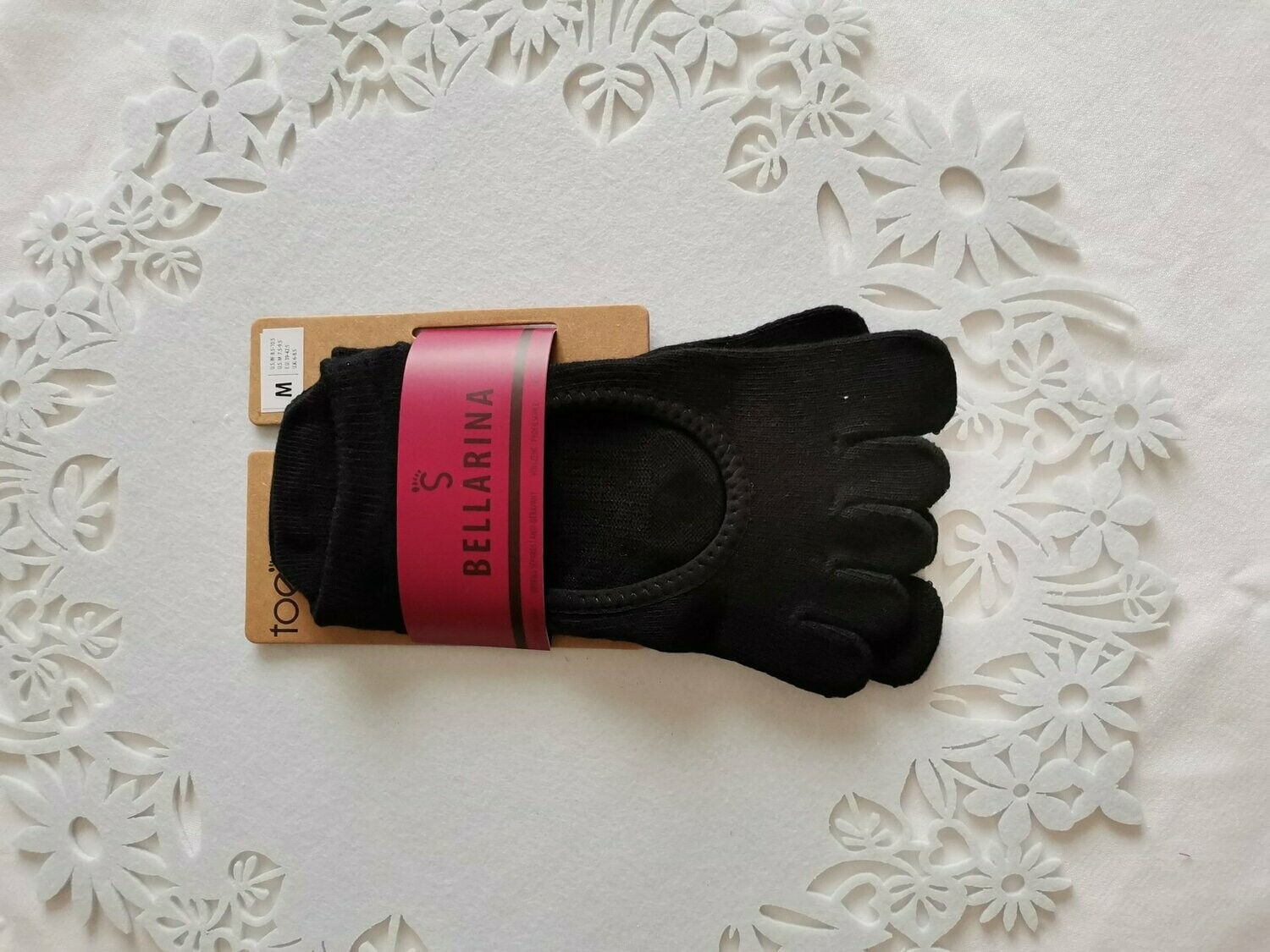Toesox Bellarina Full Toe Black L