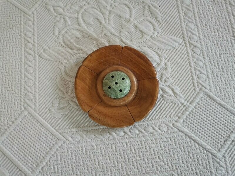 Räucherstäbchenhalter rund Blume Räucherstäbchenhalter rund Blume