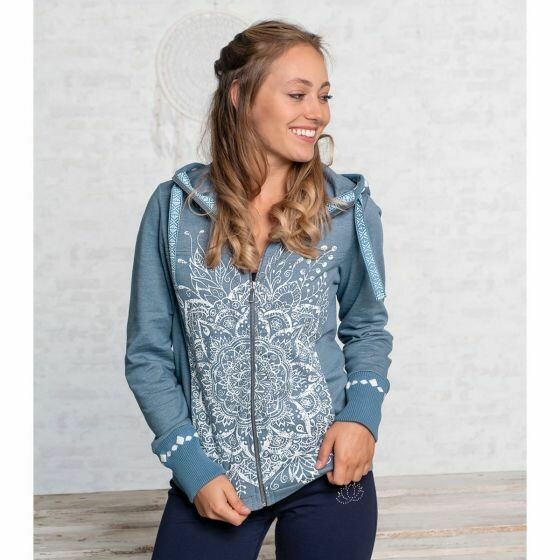 Kapuzenjacke blau