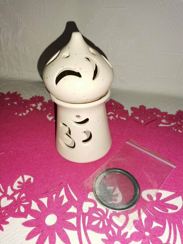 Duftlampe 4 teilig creme