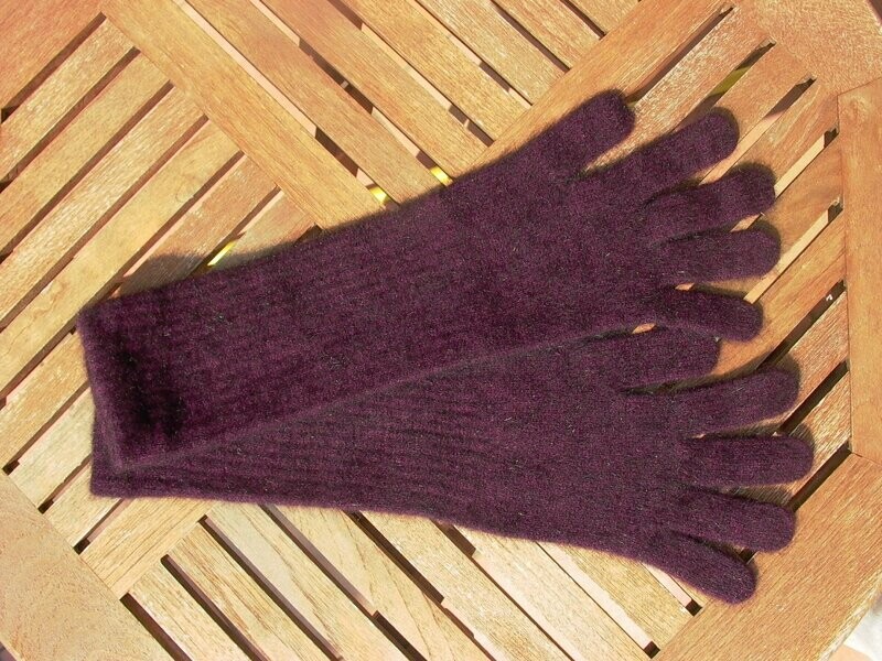 Koru Fingerhandschuhe grape