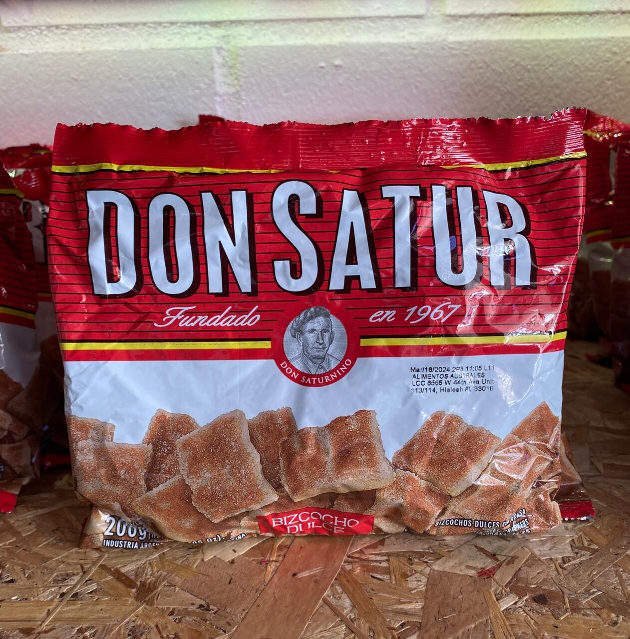 Bizcocho Don Satur Agridulce