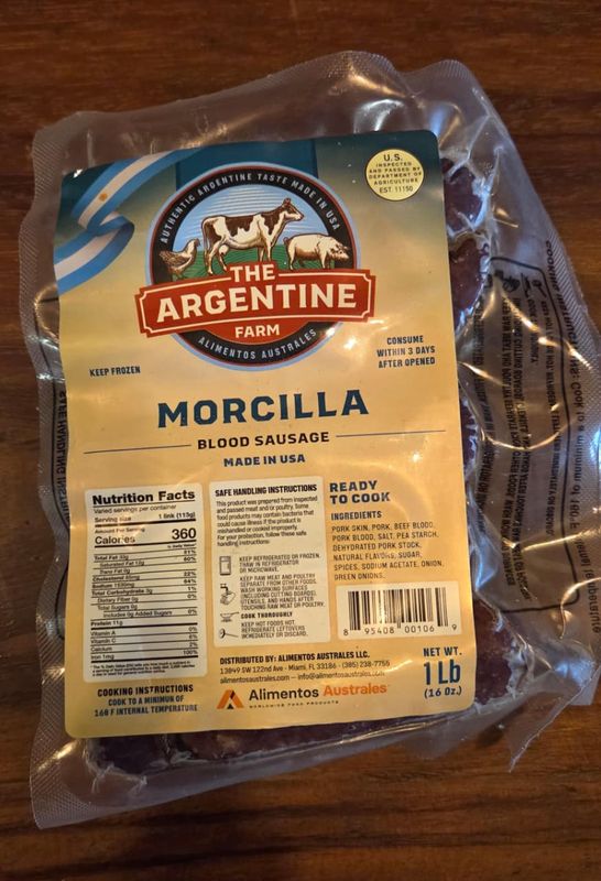 THE ARGENTINE MORCILLA