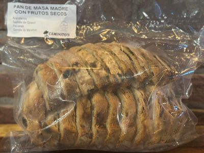 PAN DE MASA MADRE FRUTOS SECOS
