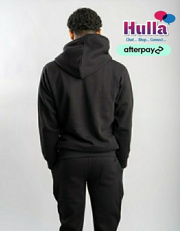 HullaWear Black Heavy Blend Sweatsuit
