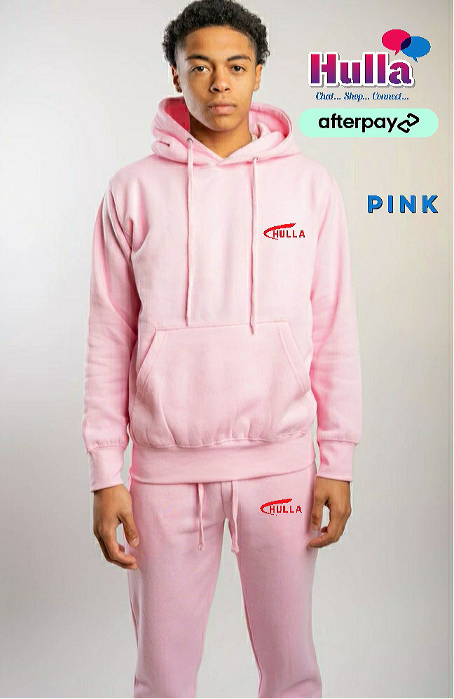 HullaWear Pink Heavy Blend Sweatsuit