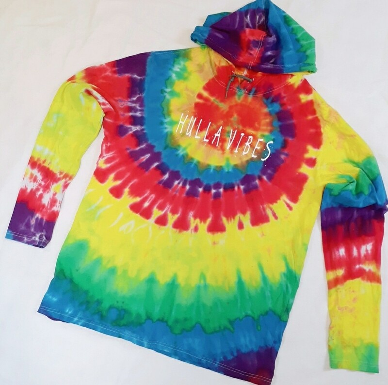 Hulla Vibes TieDye Pullover T-Shirt