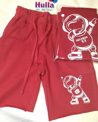 HullaMan Tshirt Short Sets