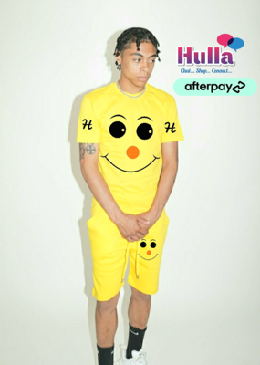 Hulla Smile T-Shirt Shorts Set