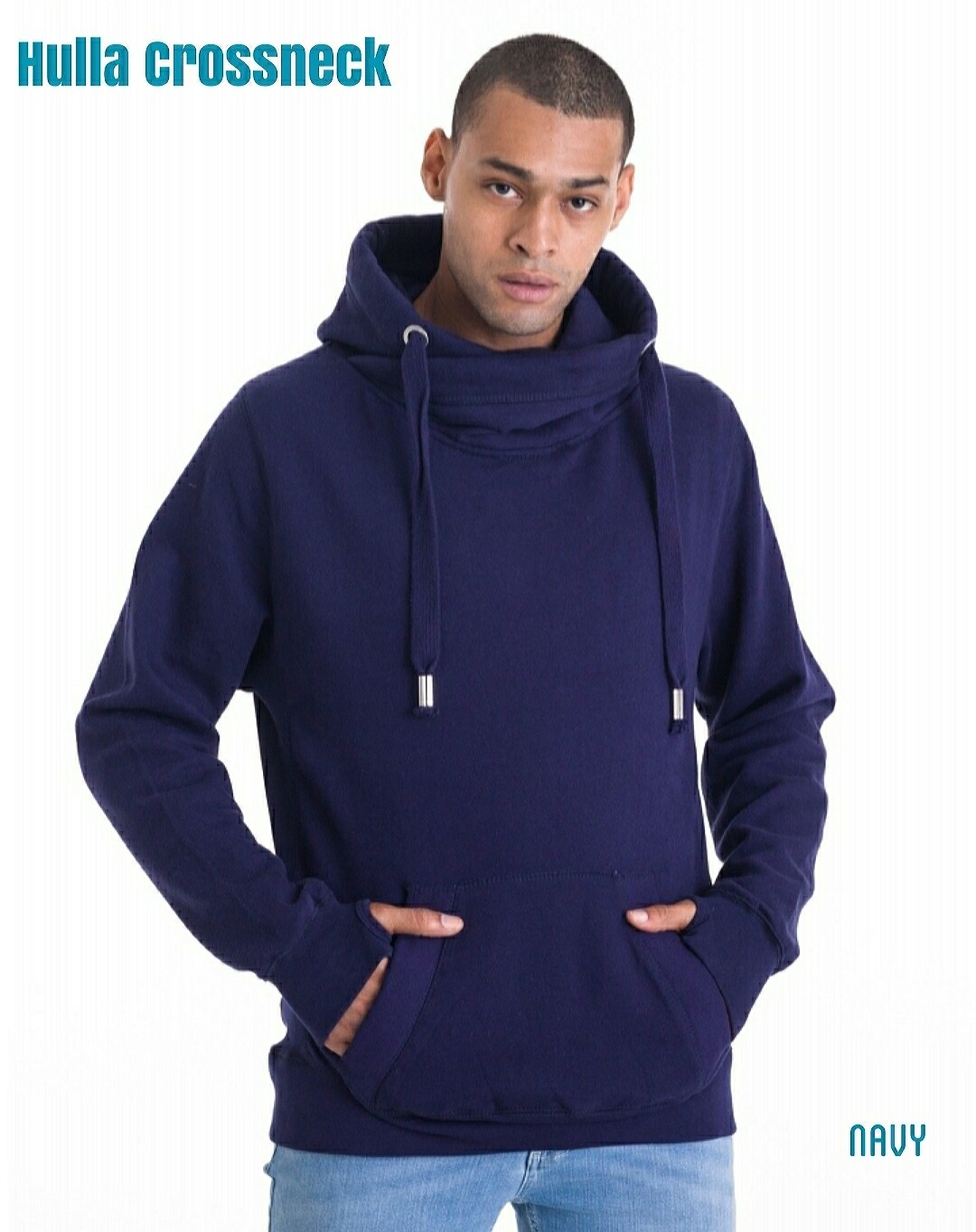Blue Hulla CrossNeck Hoody