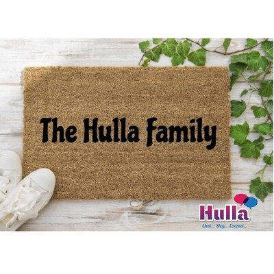 Family Name HullaMat