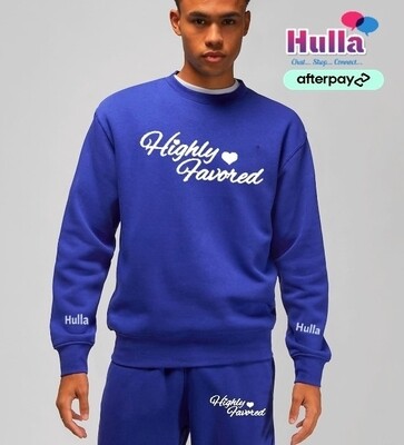 Highly Favored Crew-Neck SweatSuit