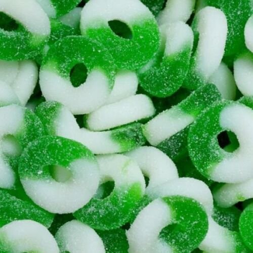 Green Apple Gummy Rings - 320 mg