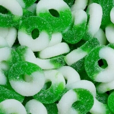 Green Apple Gummy Rings - 500 mg