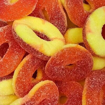 Peach Gummy Rings - 500 mg