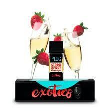 Plug Exotics: Strawberry Champagne  THC POD 1G