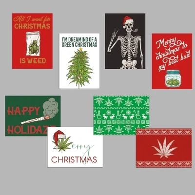 Funny Cannabis Christmas Cards!