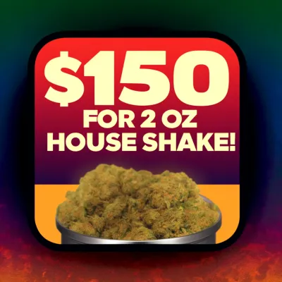 House Shake Special: $150 for 2 oz | One Love Delivery