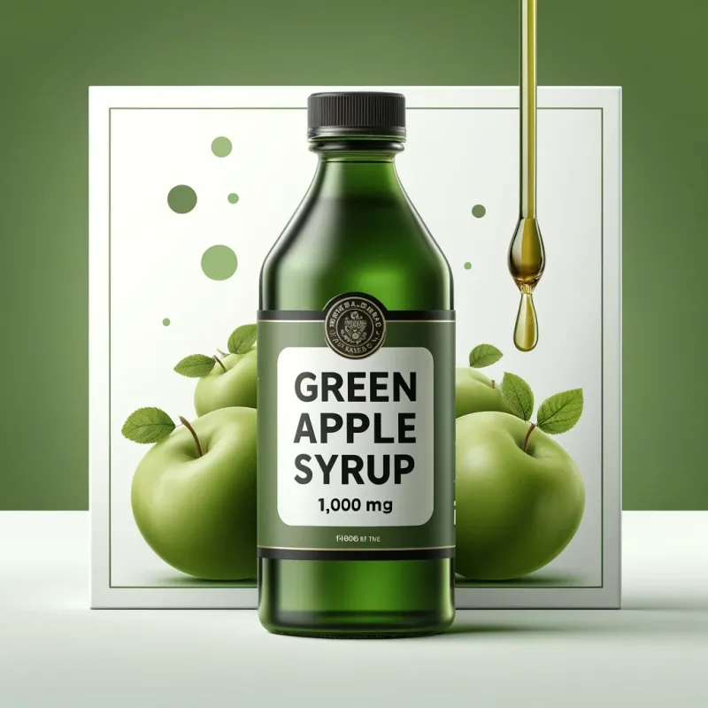 GREEN APPLE SYRUP- 1,000 mg