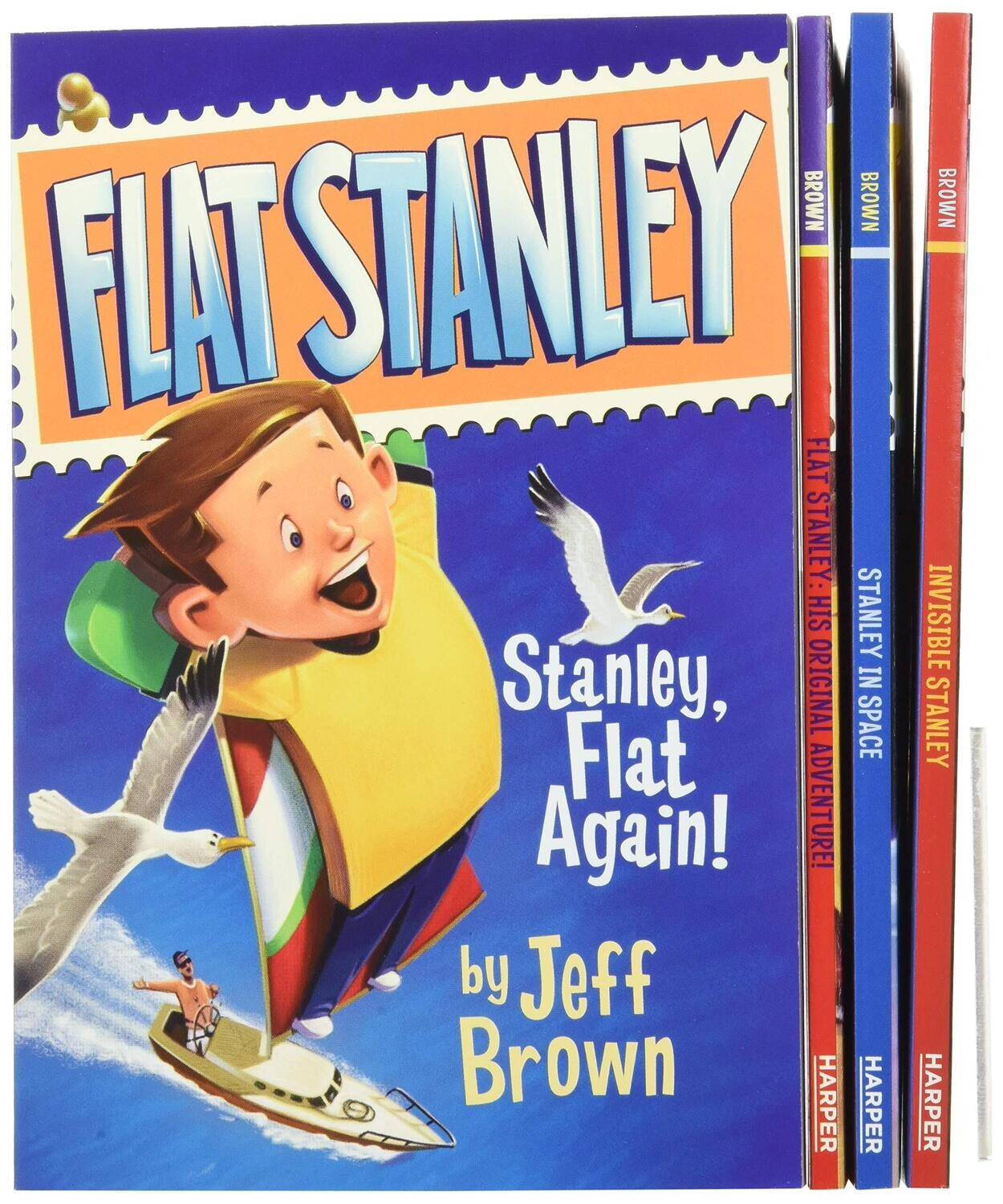 Flat Stanley Collection by Jeff Brown. Softcover Boxed Set (Ch-FIC)