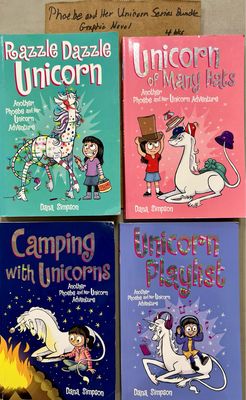 Phoebe &amp; Her Unicorn Series Graphic Novel Bundle  by Dana Simpson. Softcover (Ch-FIC)
