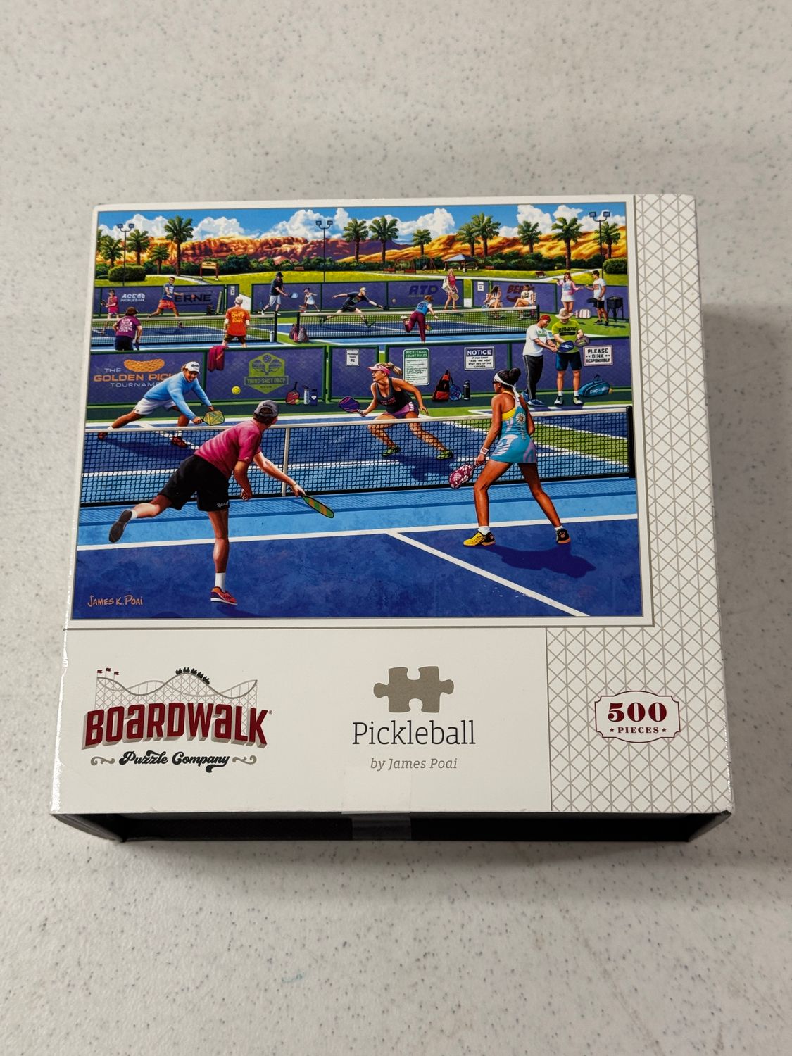 Puzzle - Pickleball. Boardwalk Puzzle. 500 pieces.