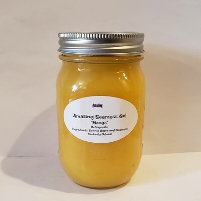 Mango infused Seamoss Gel 16 oz 