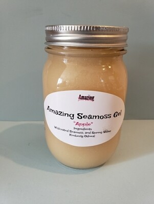 Apple infused Seamoss Gel 16 oz 