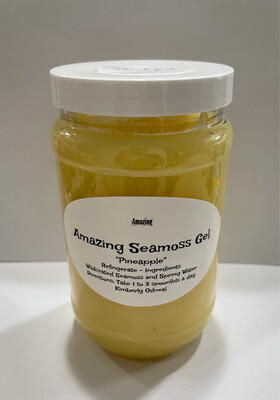 Pineapple infused Seamoss Gel 16 oz