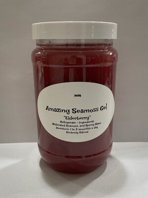 Elderberry infused Seamoss 8 oz