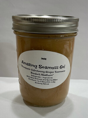 Pineapple Elderberry Turmeric Ginger Burdock Hawthorn 16 oz 